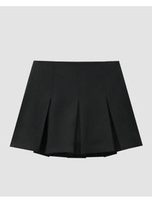 Pleated Black Skirt