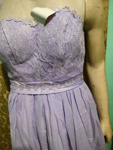 Lavender Lace Mini Dress free delivery