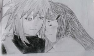 Minato and Kushina fanart