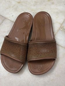 Crocs Slides with Embellishments