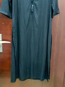 Kiaasa Black Mukaish Work Kurti