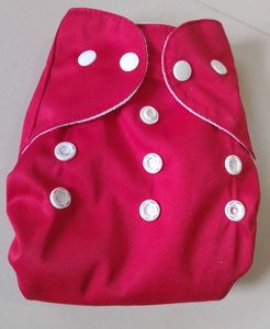Red Cloth Diaper