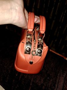 Orange Beautiful Handbag