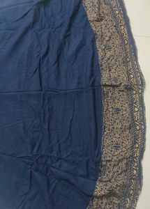 Anarkali Navy Blue Kurta &amp; Dupatta Set