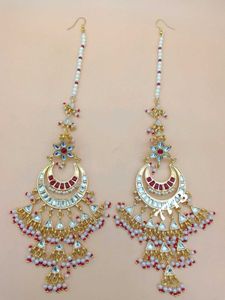Royal Kundan Kaanchain Earrings