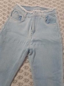Light Wash Flared Jeans