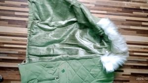 Sage Green Quilted Winter Coat