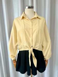 Cute Tie-Front Top