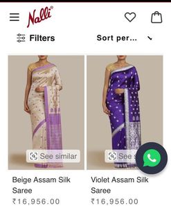 Assam pure silk paat saree