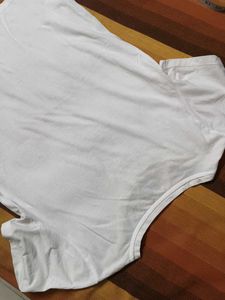 Honey Women Off White Regular Fit Cotton Tshirt
