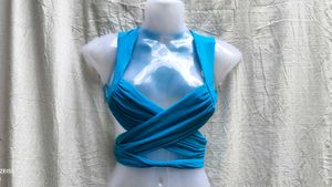 SEXIEST BLUE CROP TOP