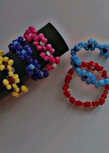Beaded Flower Ring