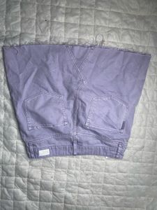 Lavender Summer Denim Skirt💜