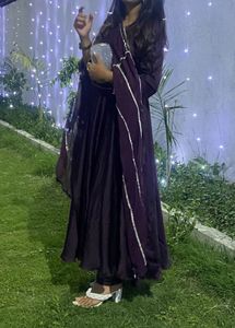 Elegant Purple Kurta Set