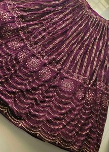 Elegant wine lehenga Choli