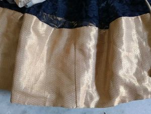 Elegant Black and Gold Lehenga Choli
