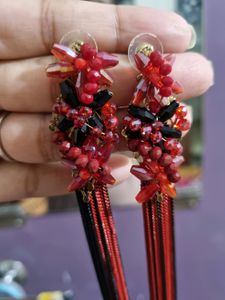 Red Beautiful Fancy Earings