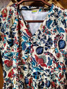 Floral Print Midi Dress