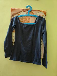 BLUE TOP FULL SLEEVES