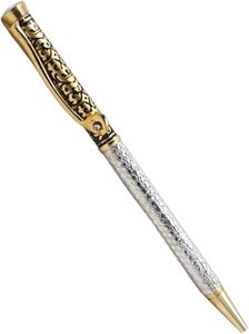Silver luxury ball Pen,with freebie diary