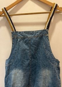 Denim Dungaree Dress