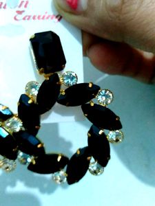Black Colour Earrings