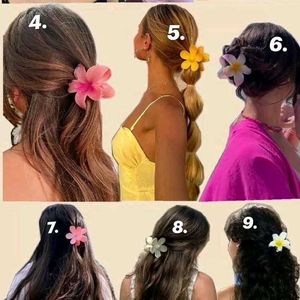 Flower Hair Clips