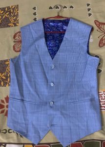 Blue Plaid Blazer