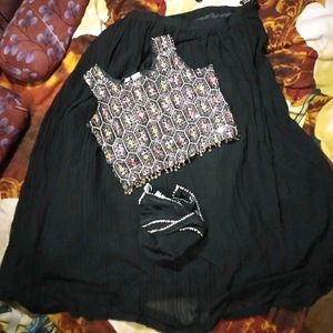 Elegant Black Lehenga Choli