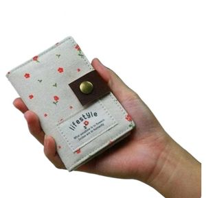 Floral Linen Wallet