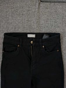 H&amp;M slim high split jeans