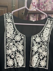 Black Embroidered Tunic