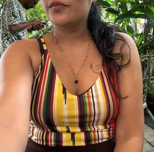 'SHEIN' Multicolor Striped Sleeveless Camisole Top