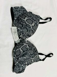 Sexy Snake Print Push-Up Bra