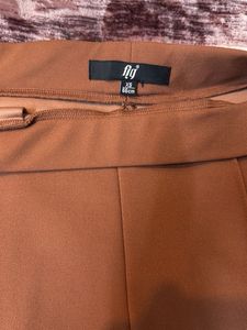 Brown Wide Leg Trousers