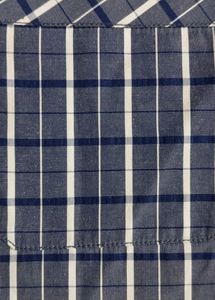 Formal Blue And White Check Shirt For Boy