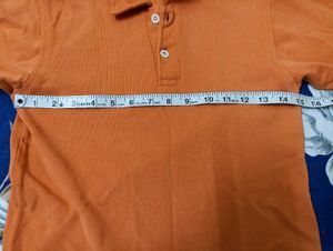 Boys Orange Polo T-Shirt