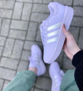 ADIDAS Court Platform Sneakers Lavender