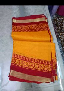 Beautiful Mustard Colour Saree