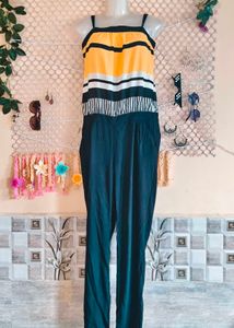 🆕Size M🎁Buy 2 Get 1 Free 🎁 Striped Jumpsuit