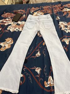 Faded Blue Bootcut Jeans