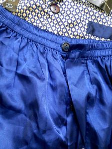 Silk fabric man night suit
