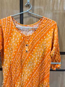 Bandhni Kurti Used