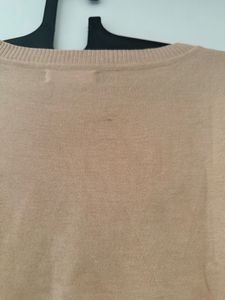 Beige Knit Pullover