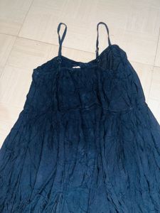 “navy Button-Down Dress”