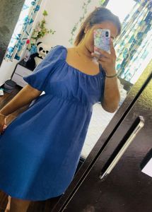 Puffy Sleev Dress💙