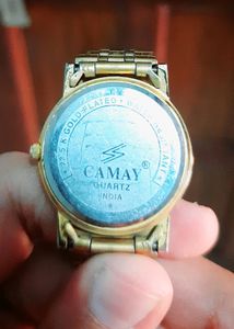 Branded Golden Watch For Men And Boys