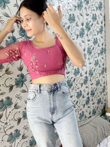 Pyazi Colour Princess Cut Blause