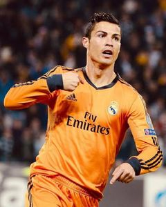 REAL MADRID 13/14 third cr7 FOOTBALLJERSEY