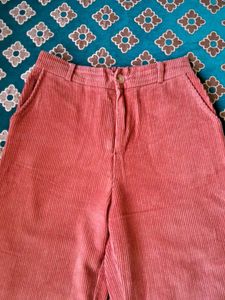 Peach Corduroy Pants